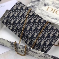Pochette Dior Su Catena Obliqua Tela Blu Replica Replica Perfette Pochette Dior Su Catena Obliqua Tela Blu imitazioni