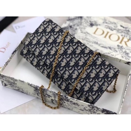 Pochette Dior Su Catena Obliqua Tela Blu Replica Replica Perfette Pochette Dior Su Catena Obliqua Tela Blu imitazioni