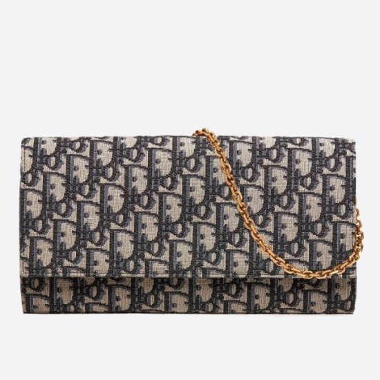 Pochette Dior Su Catena Obliqua Tela Blu Replica Replica Perfette Pochette Dior Su Catena Obliqua Tela Blu imitazioni