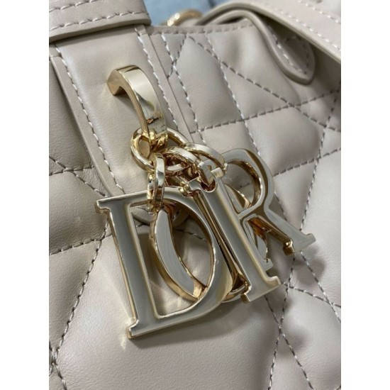 Borsa Replica Dior Toujours Media In Vitello Macrocannage Beige qualità specchio Replica Perfette Borsa 1:1 Dior Toujours Media In Vitello Macrocannage Beige imitazioni