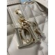 Borsa Replica Dior Toujours Media In Vitello Macrocannage Beige qualità specchio Replica Perfette Borsa 1:1 Dior Toujours Media In Vitello Macrocannage Beige imitazioni