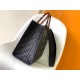 Replica Perfette Borse Imitazioni shopper Fendi Sunshine piccola/media con motivo FF in rilievo 3D-Texture Nera imitazioni
