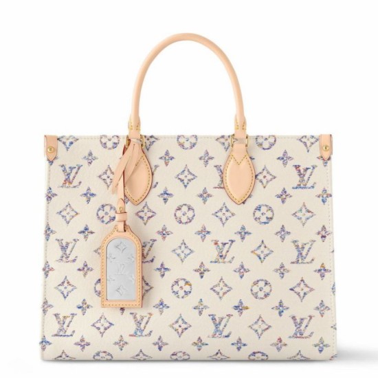 Borse Replica Louis Vuitton OnTheGo MM in tessuto monogram M24708 qualità specchio Replica Perfette Borse Louis Vuitton OnTheGo MM in tessuto monogram M24708 imitazioni