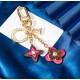 LV Portafortuna e portachiavi con fiori in fiore M63084 Replica Replica Perfette LV Portafortuna e portachiavi con fiori in fiore M63084 imitazioni
