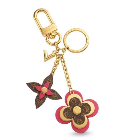 LV Portafortuna e portachiavi con fiori in fiore M63084 Replica Replica Perfette LV Portafortuna e portachiavi con fiori in fiore M63084 imitazioni