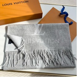 Sciarpe in cashmere Louis Vuitton Reykjavik Louis Vuitton M71126 Grigio Sciarpe in cashmere Louis Vuitton Reykjavik Louis Vuitton M71126 Grigio