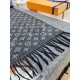 Dettagli perfetti Sciarpe Louis Vuitton con monogram sfumato Louis Vuitton M71607 nere Replica Replica Perfette Dettagli perfetti Sciarpe Louis Vuitton con monogram sfumato Louis Vuitton M71607 nere imitazioni