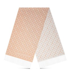 Sciarpa Louis Vuitton Game On Double-Face in cashmere Louis Vuitton M76900 Beige