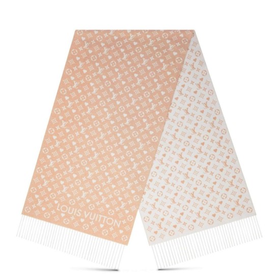 Sciarpa Louis Vuitton Game On Double-Face in cashmere Louis Vuitton M76900 Beige Replica Replica Perfette Sciarpa Louis Vuitton Game On Double-Face in cashmere Louis Vuitton M76900 Beige imitazioni