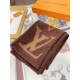 Replica Perfette Sciarpa in cashmere con coperta Louis Vuitton Sweet Dreams Louis Vuitton M77379 Marrone imitazioni