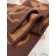 Replica Perfette Sciarpa in cashmere con coperta Louis Vuitton Sweet Dreams Louis Vuitton M77379 Marrone imitazioni