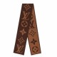 Replica Perfette Sciarpa in cashmere con coperta Louis Vuitton Sweet Dreams Louis Vuitton M77379 Marrone imitazioni