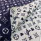 LV Game On Louis Vuitton Sciarpa M77640 Blu Replica Replica Perfette LV Game On Louis Vuitton Sciarpa M77640 Blu imitazioni