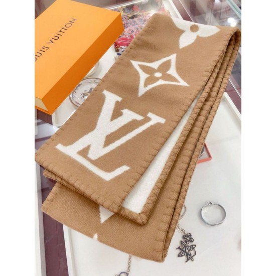 Sciarpa Louis Vuitton Sweet Dreams Louis Vuitton M77856 Beige Replica Replica Perfette Sciarpa Louis Vuitton Sweet Dreams Louis Vuitton M77856 Beige imitazioni