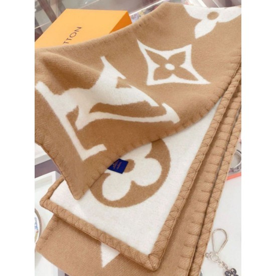 Sciarpa Louis Vuitton Sweet Dreams Louis Vuitton M77856 Beige Replica Replica Perfette Sciarpa Louis Vuitton Sweet Dreams Louis Vuitton M77856 Beige imitazioni