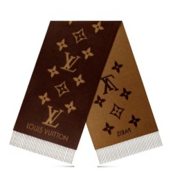 Sciarpa Louis Vuitton Reykjavik Louis Vuitton M78125 Marrone scuro