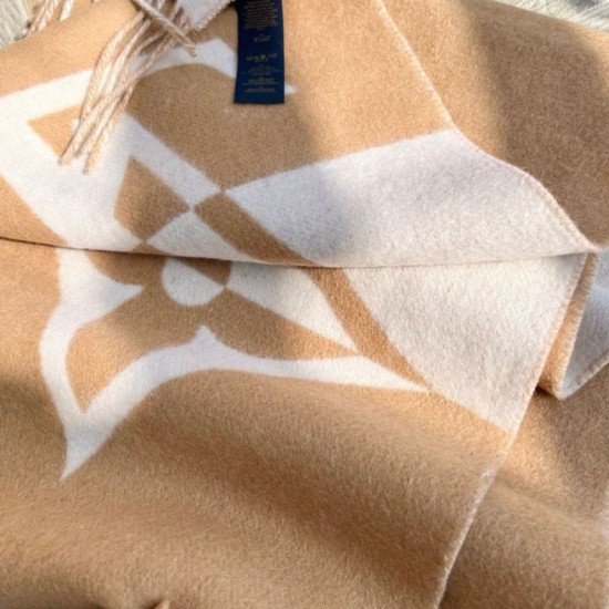 Sciarpa doppia grafica Louis Vuitton M79098 Beige Replica Replica Perfette Sciarpa doppia grafica Louis Vuitton M79098 Beige imitazioni