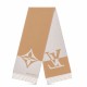 Sciarpa doppia grafica Louis Vuitton M79098 Beige Replica Replica Perfette Sciarpa doppia grafica Louis Vuitton M79098 Beige imitazioni
