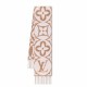LV M79213 Sciarpa medaglione Louis Vuitton Beige Replica Replica Perfette LV M79213 Sciarpa medaglione Louis Vuitton Beige imitazioni