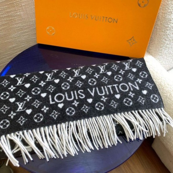 Louis Vuitton Gioco Sulla Sciarpa MP2907 Beige Replica Replica Perfette Louis Vuitton Gioco Sulla Sciarpa MP2907 Beige imitazioni