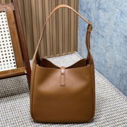 Borse YSL Saint Laurent Le 5 A 7 Supple Small Hobo Marrone Replica Replica Perfette Borse YSL Saint Laurent Le 5 A 7 Supple Small Hobo Marrone imitazioni