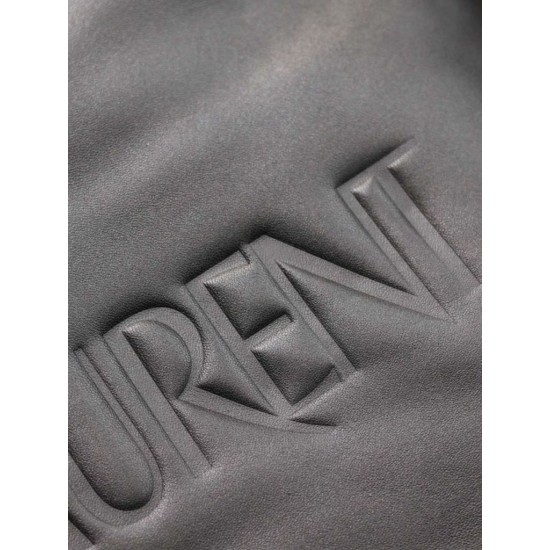 Borsa tote imbottita larga YSL Saint Laurent in nappa nera Replica Replica Perfette Borsa tote imbottita larga YSL Saint Laurent in nappa nera imitazioni