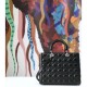 Replica Imitazione Borse Christian Dior grande Lady Dior Supple Tote M0584 nero argento Outlet Imitazione Borse Christian Dior grande Lady Dior Supple Tote M0584 nero argento imitazioni perfette