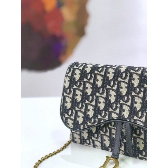 Replica Christian Dior Oblique Saddle Woc Chain Bag M5620 Nero Outlet Christian Dior Oblique Saddle Woc Chain Bag M5620 Nero imitazioni perfette