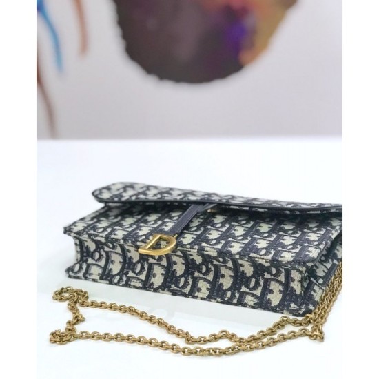 Replica Christian Dior Oblique Saddle Woc Chain Bag M5620 Nero Outlet Christian Dior Oblique Saddle Woc Chain Bag M5620 Nero imitazioni perfette