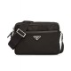Replica Borsa a tracolla Prada in nylon 2VH048 nera Outlet Borsa a tracolla Prada in nylon 2VH048 nera imitazioni perfette