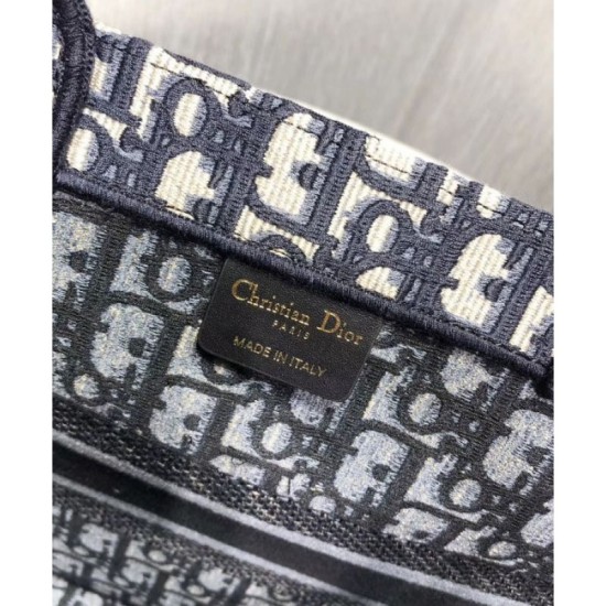 Imitazione Borsa Replica tote piccola Christian Dior blu scuro imitazioni perfette