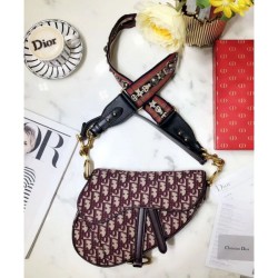 Borse da Saddle Christian Dior M0446 rossa Borse da Saddle Christian Dior M0446 rossa