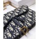 Replica Alta gamma Portafoglio lungo con patta Christian Dior con patta S5614 Blu scuro Outlet Alta gamma replica Portafoglio lungo con patta Christian Dior con patta S5614 Blu scuro imitazioni perfette