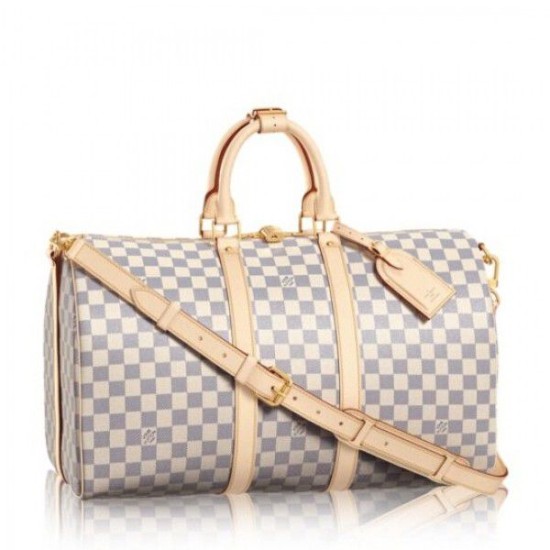 Replica Keepall Bandoulière 45 Damier Azur N48223 Outlet Keepall Bandoulière 45 Damier Azur N48223 imitazioni perfette