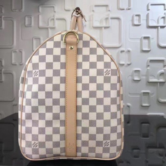 Replica Keepall Bandoulière 55 Damier Azur N41429 Outlet Keepall Bandoulière 55 Damier Azur N41429 imitazioni perfette