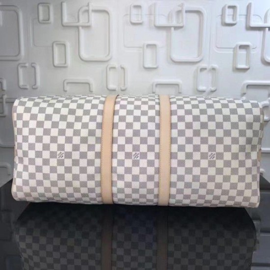 Replica Keepall Bandoulière 55 Damier Azur N41429 Outlet Keepall Bandoulière 55 Damier Azur N41429 imitazioni perfette