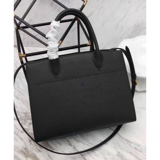 Riproduzione Fedele Prada Bibliotheque Borse 1BA049 Nero imitazioni Replica Alta Qualità Prada Bibliotheque Borse 1BA049 Nero