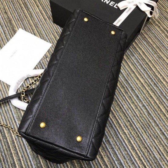 Riproduzione Fedele Grande Shopping Borse A57974 Nero imitazioni Replica Alta Qualità Grande Shopping Borse A57974 Nero