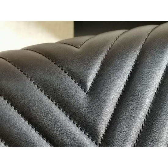 Riproduzione Fedele Boy Classica Chevron Flap Borse A67086 Nero Steel Hardware imitazioni Replica Alta Qualità Boy Classica Chevron Flap Borse A67086 Nero Steel Hardware