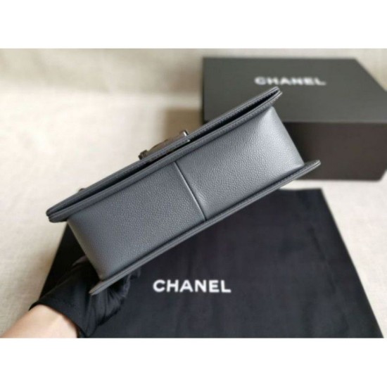 Riproduzione Fedele Boy Classic Flap Borse A67086 Grigio imitazioni Replica Alta Qualità Boy Classic Flap Borse A67086 Grigio
