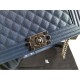 Riproduzione Fedele Boy Classica Flap Borse A67086 Blu imitazioni Replica Alta Qualità Boy Classica Flap Borse A67086 Blu