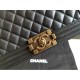 Replica Alta Qualità Boy Classic Flap Borse A67086 Nero Pelle di Agnello