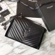 Riproduzione Fedele Dettagli perfetti YSL Saint Laurent Media Monogram Kate Chain Borse a tracolla Nero imitazioni Replica Alta Qualità Dettagli perfetti YSL Saint Laurent Media Monogram Kate Chain Borse a tracolla Nero