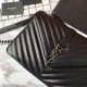 Riproduzione Fedele Dettagli perfetti YSL Saint Laurent Media Monogram Kate Chain Borse a tracolla Nero imitazioni Replica Alta Qualità Dettagli perfetti YSL Saint Laurent Media Monogram Kate Chain Borse a tracolla Nero