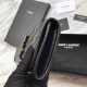 Portafoglio grande YSL Saint Laurent Niki in pelle nera increspata vintage Dupe Perfetta Cloni Firmate Portafoglio grande YSL Saint Laurent Niki in pelle nera increspata vintage imitazioni