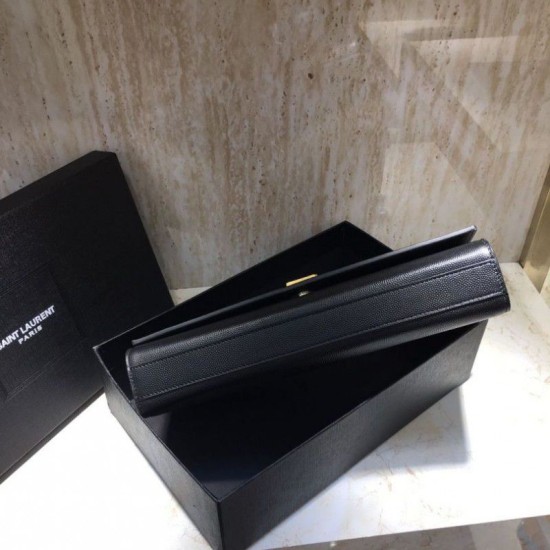 Pochette classica YSL Saint Laurent nera Dupe Perfetta Cloni Firmate Pochette classica YSL Saint Laurent nera imitazioni