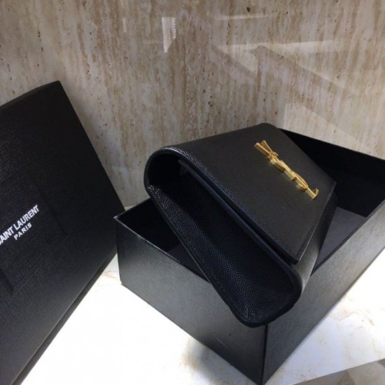 Pochette classica YSL Saint Laurent nera Dupe Perfetta Cloni Firmate Pochette classica YSL Saint Laurent nera imitazioni