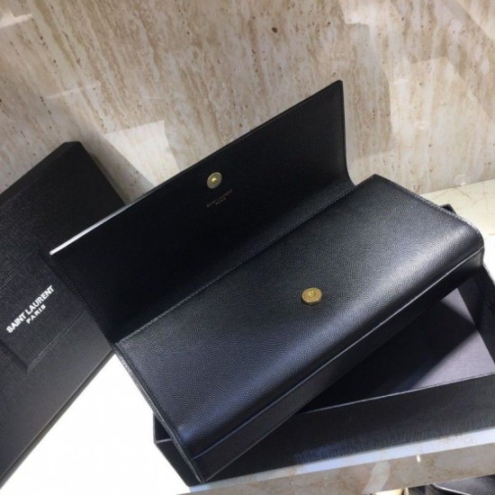Pochette classica YSL Saint Laurent nera Dupe Perfetta Cloni Firmate Pochette classica YSL Saint Laurent nera imitazioni