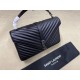 Replica Saint Laurent grandi borse Monogram universitari in nero di capra Imitazioni Replica perfette Saint Laurent grandi borse Monogram universitari in nero di capra