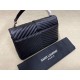 Replica Saint Laurent grandi borse Monogram universitari in nero di capra Imitazioni Replica perfette Saint Laurent grandi borse Monogram universitari in nero di capra